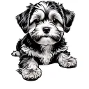 Cockapoo tattoo design idea