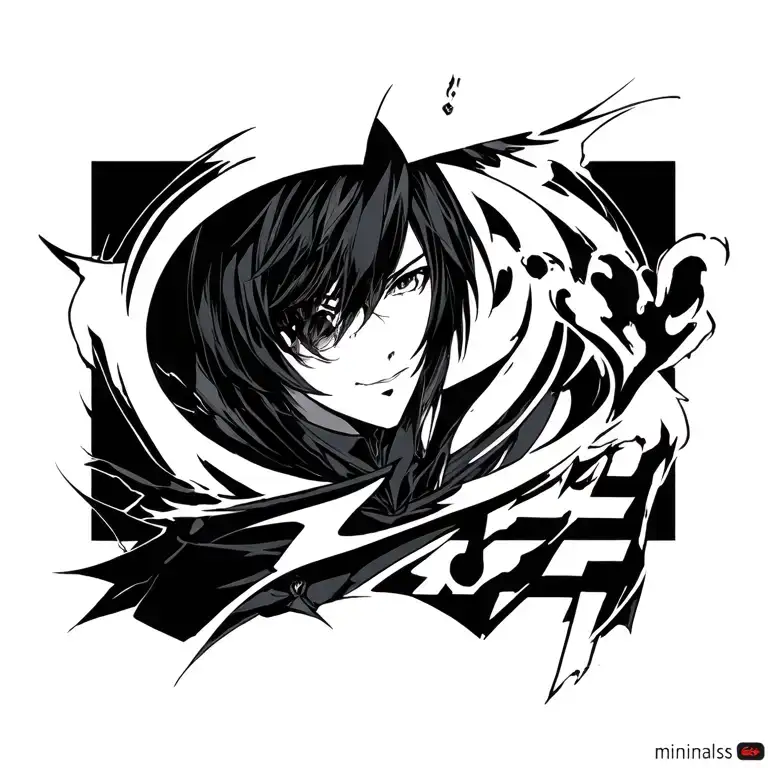 "minimialsist" Geass gate Code geass: Lelouch tattoo design idea