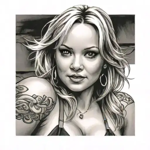 alexis texas in micro bikini tattoo design idea