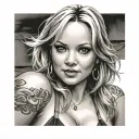 alexis texas in micro bikini tattoo design idea