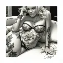 alexis texas in micro bikini tattoo design idea