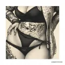 alexis texas in micro bikini tattoo design idea