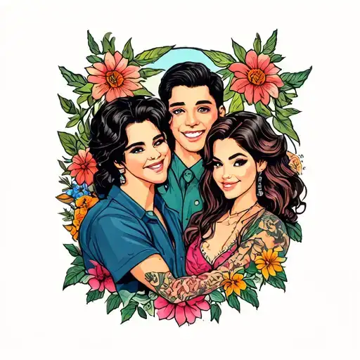 friends tv show tattoo design idea