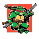 Kid TMNT memorial tattoo tattoo design idea