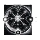 chakras / energy centers Aries constellation intertwined 02/02/07 Layla 08/28/2008 Gabriel 09/10/09 Isaiah Argentina Usa tattoo design idea