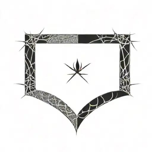 Filler Spider Webs tattoo design idea