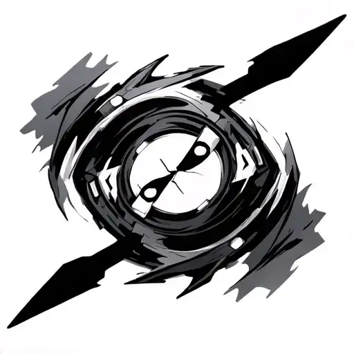 Pikachu beyblade burst energy layer tattoo design idea