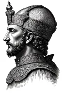 king baldwin iv tattoo design idea