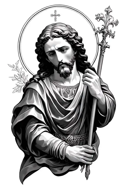 Saint Jude tattoo design idea