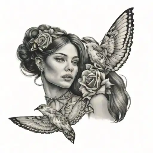 matching  sister tattoos unique design tattoo design idea