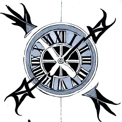 2003 Roman Numerals tattoo design idea