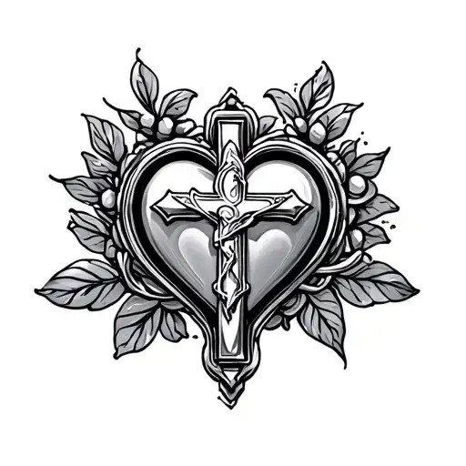 chrome hearts rosary tattoo design idea