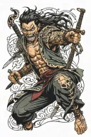 demon slayer tattoo design idea