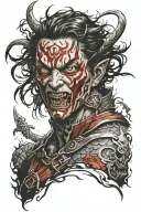 demon slayer tattoo design idea