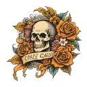 only god can judge me tattoo design idea