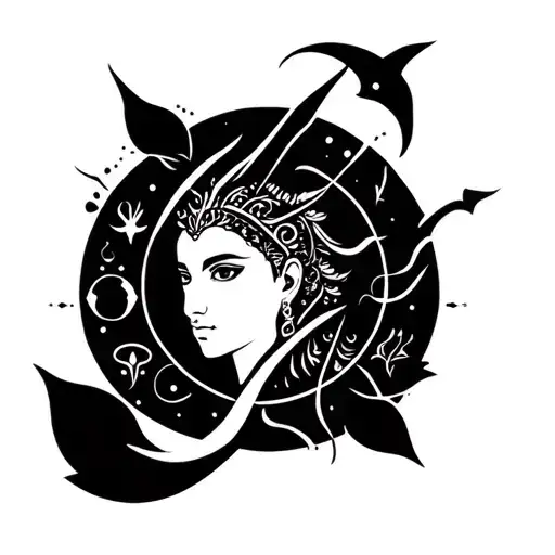 Debasish Name, Gemini Zodiac sign, Chandannagar Location tattoo design idea