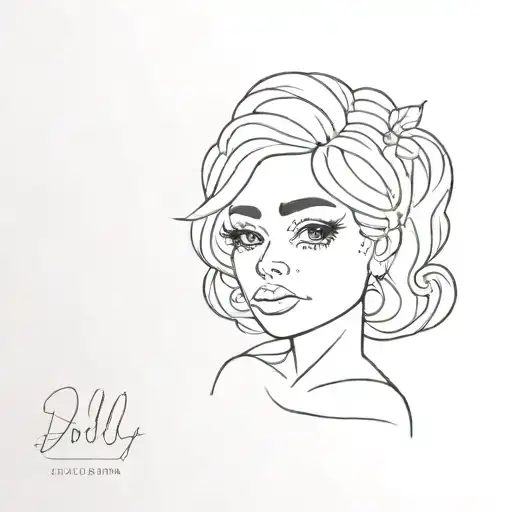 Dolly tattoo design idea