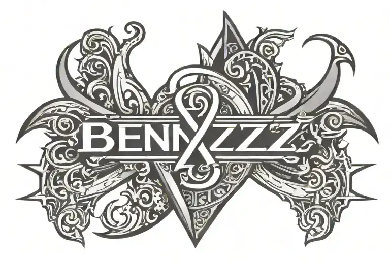 Ben Z Band logo tattoo design idea