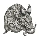 Alebrije tattoo design idea