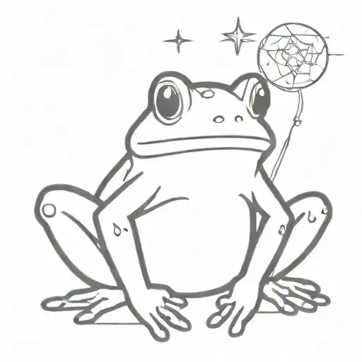 frog, chrono trigger tattoo design idea