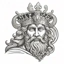 King David tattoo design idea