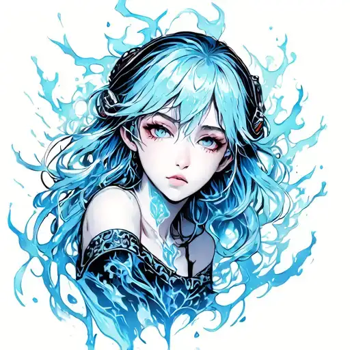 freeze manga dark inspiration tattoo design idea