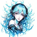 freeze manga dark inspiration tattoo design idea