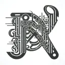 1473 written in morse code flowing tattoo design idea