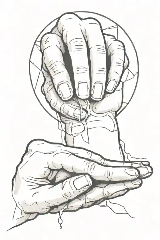 the creation of Adam tattoo design idea