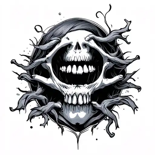 Anxiety tattoo design idea