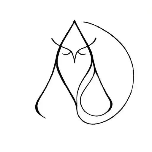 crone tattoo design idea