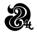 create a tattoo design that includes a semicolon with the numbers 224 (2=today, 2=tomorrow, 4=forever) incorporated in t tattoo design idea