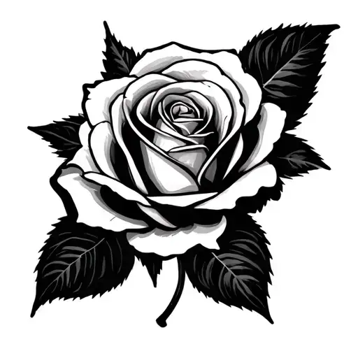 autism puzzle and a rose tattoo design idea