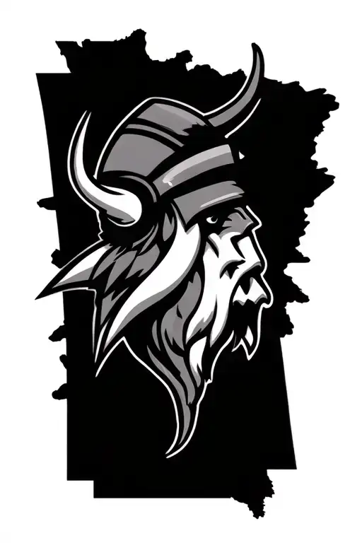 Minnesota Vikings tattoo design idea