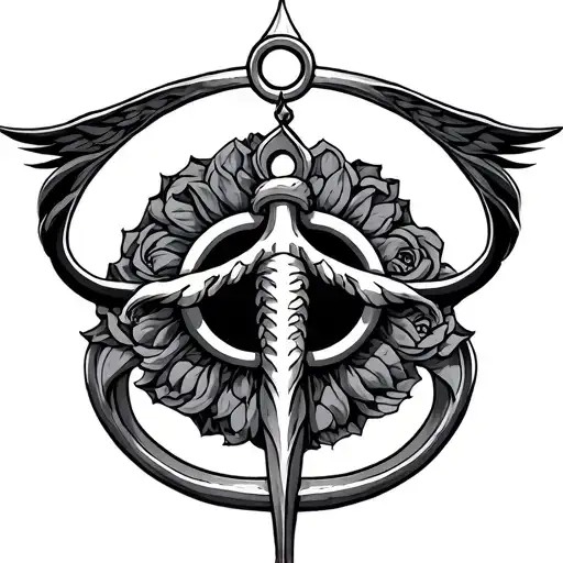 symbol of immortality tattoo design idea