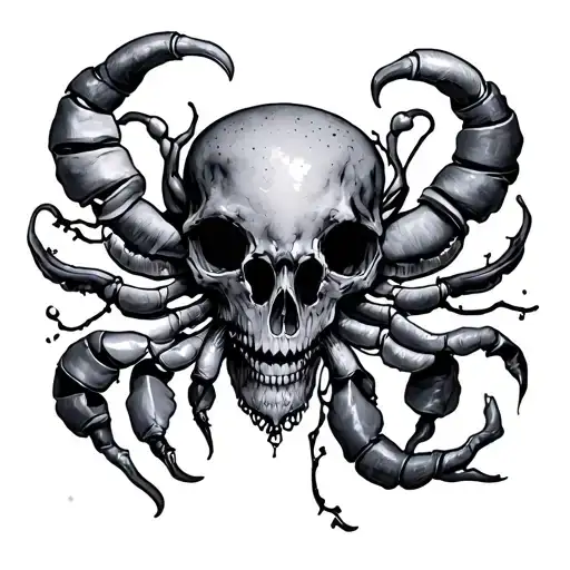 Gemini Cancer tattoo design idea