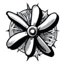 Boat Propeller tattoo design idea
