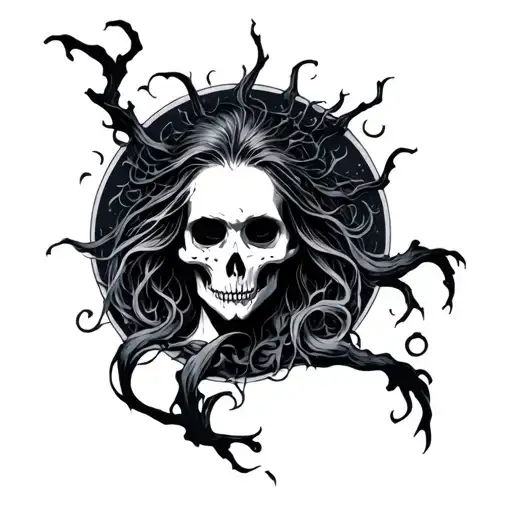 lost soul tattoo design idea