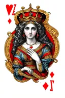 Create an inner forearm tattoo with the concept "life is a game with a queen of hearts in real life tattoo design idea