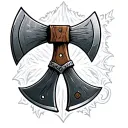 Tomahawk axe tattoo design idea