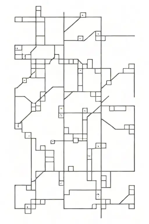 crossword puzzle tattoo design idea