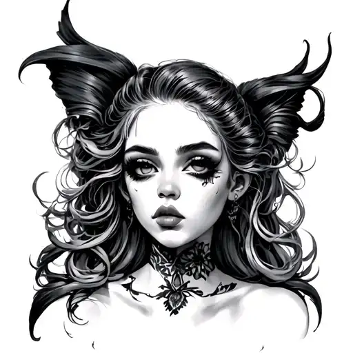 Femboy tattoo design idea