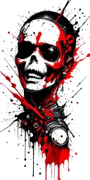 Squaling savage astranaut tattoo design idea