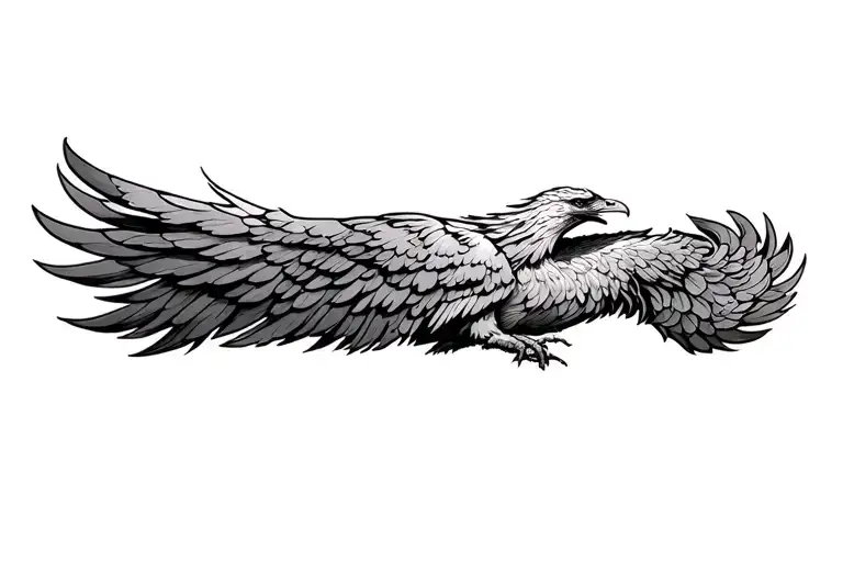 Gemini 2nd July 2000 meaningful and powerful phoenix rising tattoo design idea