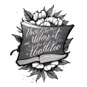 Bible Scripture tattoo design idea