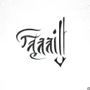 Tamil font tattoo design idea
