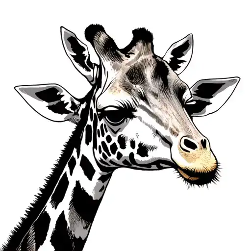 giraffe futurama the last of us tattoo design idea