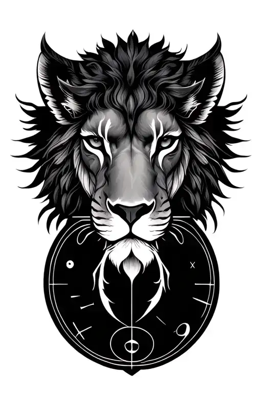 zodiac sign interwined Pisces Scorpio Gemini Capricorn Leo tattoo design idea