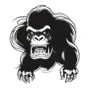 King Kong tattoo design idea