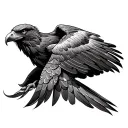 Wedge Tailed Eagle tattoo design idea